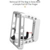 Aluminum 3-hole Front Bracket Shell with 7 Screws Suitable for Brompton Folding Bicycle Handle Basket Support Bracket Practical