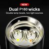 Профессиональный фонарь для дайвинга IPX8 Dual-Wick с магнитным переключателем, фонарь для дайвинга XHP160, переносной фонарь для дайвинга, уличный фонарь