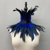 Women Cosplay Accessories Halloween Decor Gothic Clothes Feather Scarf Fur Shawl