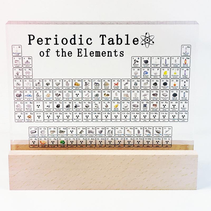 3D Periodic Table Model: Chemistry Teacher's Creative Desktop Ornament & Junior High School Educational Gift.