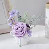 Свадебные бутоньерки Искусственная цветочная композиция для свадебного приема Свадебная церемония Декор для помолвки