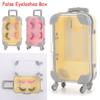 Модный пластиковый лоток для ресниц Mink, многоцветный, упаковка для накладных ресниц, коробка для чемодана, багаж