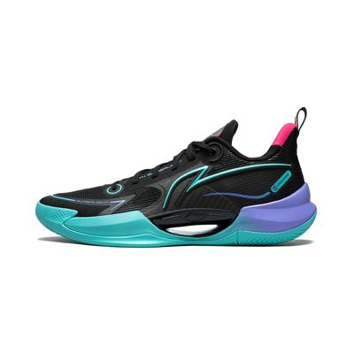 Li Ning Super Light V2 Амортизация Износостойкие Дышащие Поддержка Отскок Низкие Баскетбольные Кроссовки Мужские Черные ABAT029-4