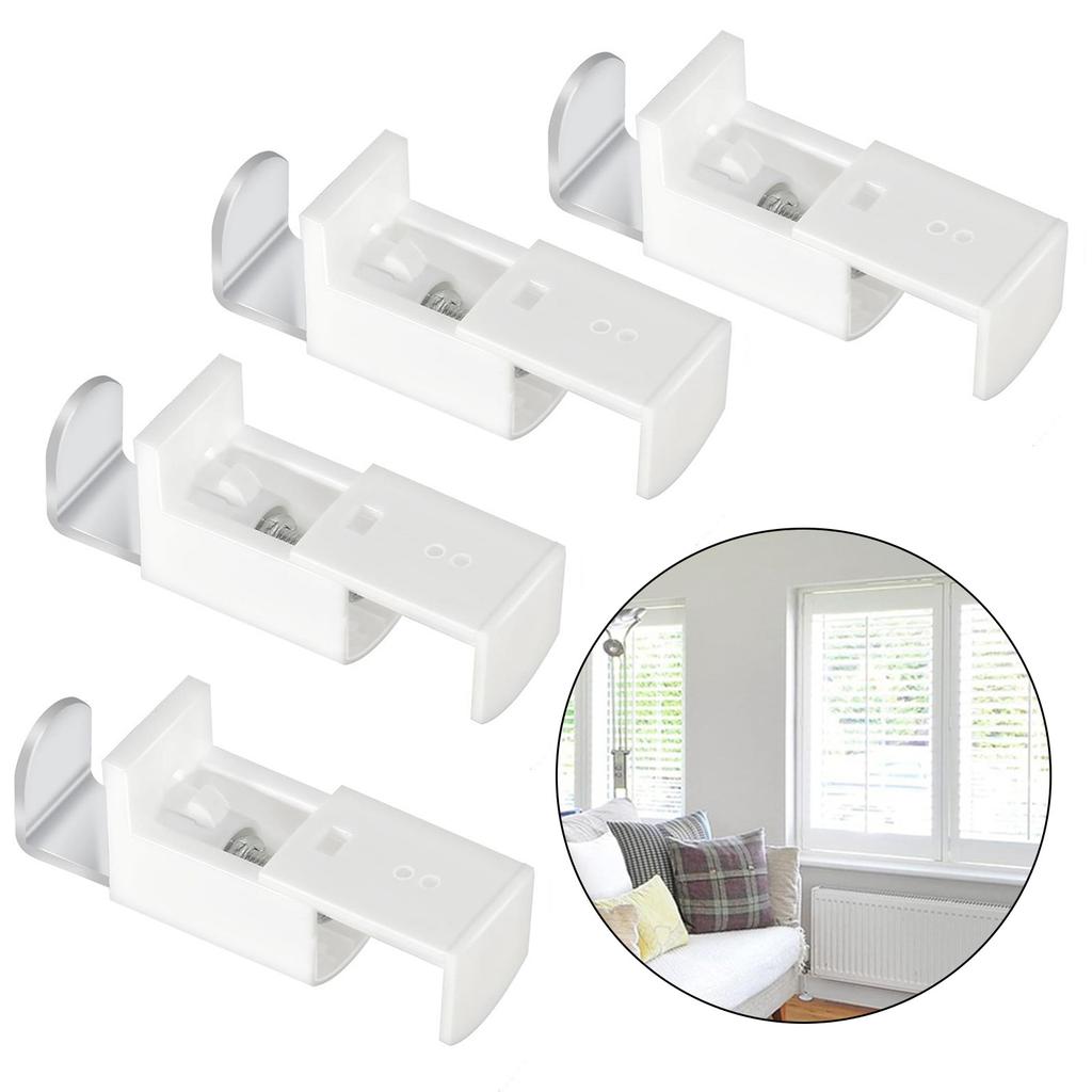 4 шт. Кронштейны для плиссированных штор, зажимы, аксессуары, запасные части для рулонных штор, набор держателей для ремонта оконных штор