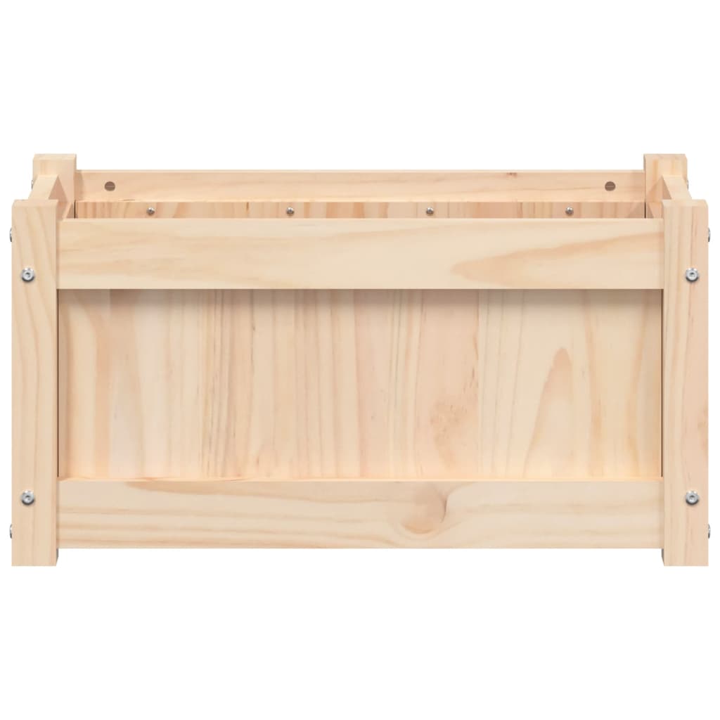 Vidaxl Donica Ogrodowa, 60X31X31 Cm, Lite Drewno Sosnowe