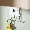Door Iron Hooks No Drill For Cabinet Bathroom Storage Home Organization Tool