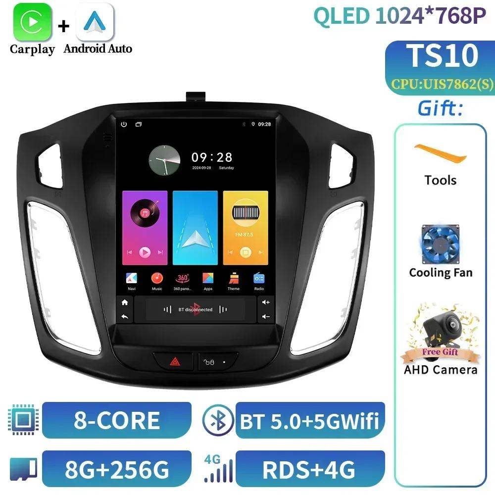 9,7-дюймовый Android 14 автомобильный радиоприемник для Ford Focus 3 Mk 3 2011-2019 Carplay 4G мультимедийные плееры GPS автомагнитола автомобильный монитор экран GPS