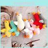 Adorable Goose Plush Keychain With Durable Material For Bag And Car Accessories