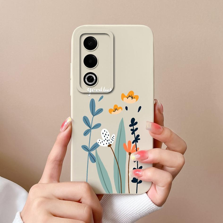Чехол для OPPO Narzo 70 Pro Realme P1 Pro A3 Pro Забавный узор авокадо Чехлы Защитная пленка для экрана Жидкий силиконовый окрашенный корпус с защитой от падения для OPPO