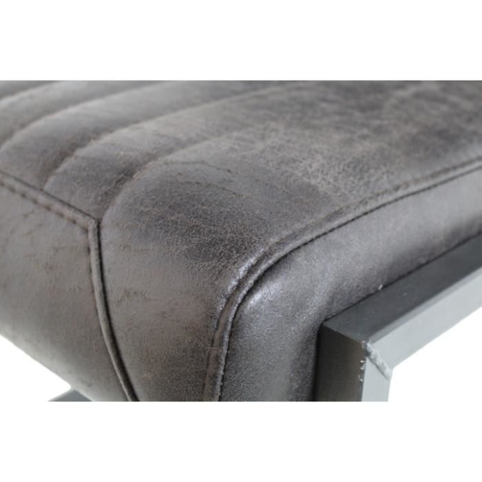 Chaise de salle à manger - HSM - Texas - Cuir de yacht - Style industriel - 1 place