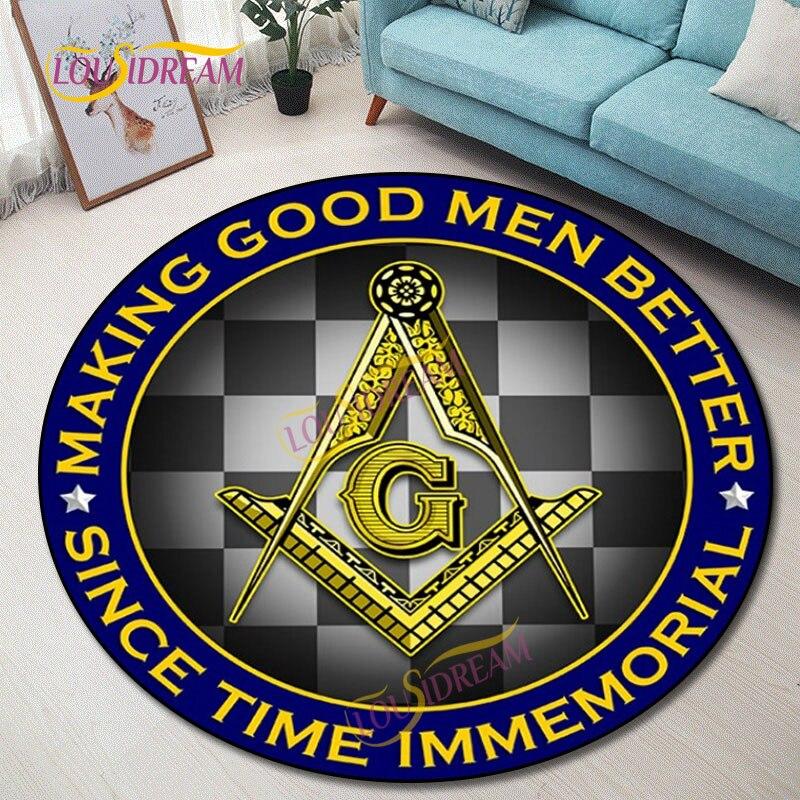 Масонские круглые коврики. Коврик для домашнего игрового стула. Масонский коврик для детской комнаты. Коврик для компьютерного стула. Коврик для деревянного пола масонов.