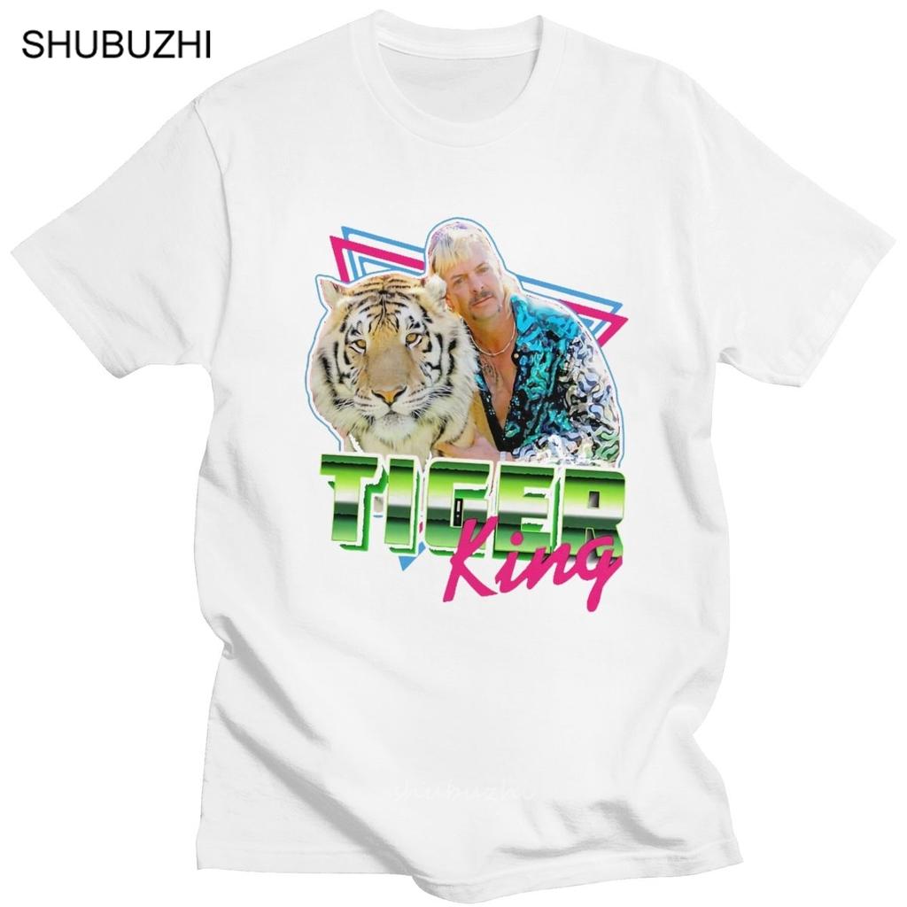 Funny Joe Exotic Tiger King TShirt for Men Short Sleeved Leisure Election For President Big Tee Tops Oneck Cotton T Shirt