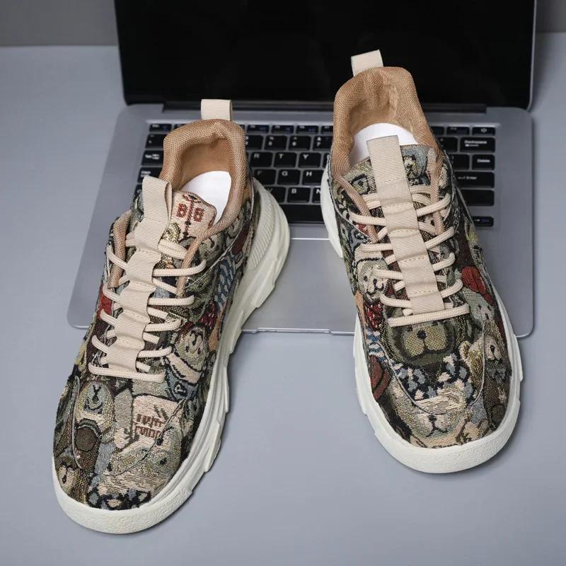 Fashion Personalized Men Shoes Autumn Fashion Men Sport Shoe Allmatch Casual Shoe Ultra Light Running Shoes Platform Tennis Zapatillas