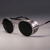Retro Round Metal Sunglasses Steampunk Men Women Non-polarized Glasses Shades