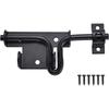 Slide Bolt Gate Latch, Heavy Duty Door Lock With Padlock Hole, Sliding Bolt Latch Hardware For Wooden Fence, Shed Door, PVC Fence, Barn Door