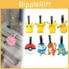 Pokemon Pikachu Charmander Squirtle Travel Luggage Tag Gengar Charmander Squirtle Silicone Travel Id Tag For Cruises