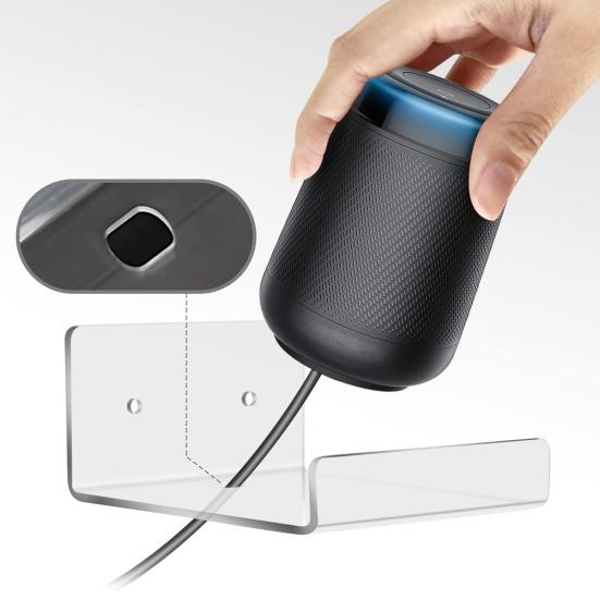 3 шт. Акриловые настенные полки Полки для хранения для небольших помещений Простая установка Универсальные полки для хранения в ванной