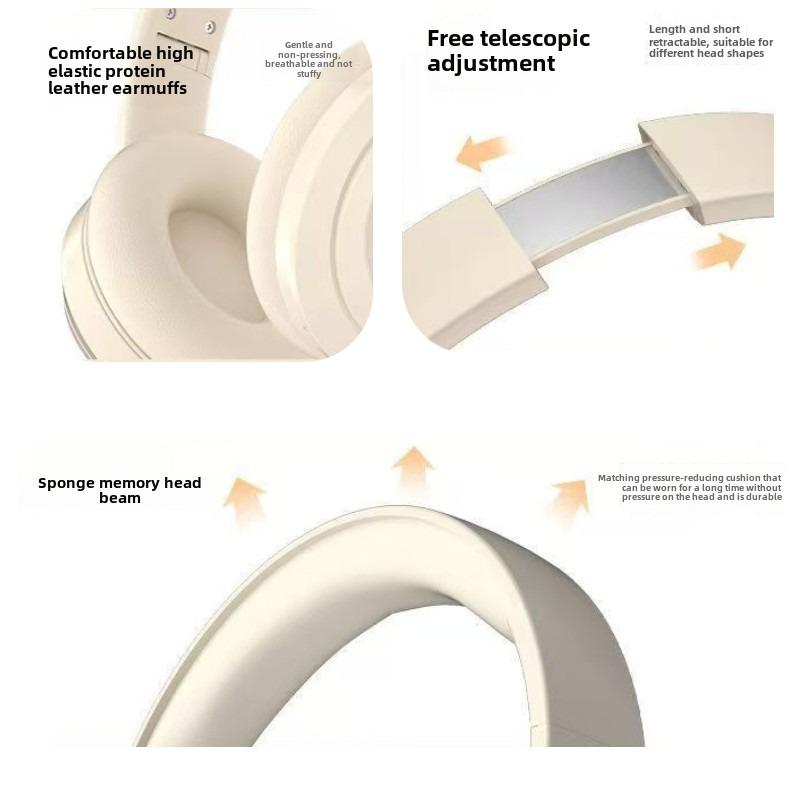 Xiaomi Беспроводные Bluetooth-наушники накладные HIFI Стереогарнитуры Шумоподавление Спортивные Игровые Наушники Музыкальный Плеер с Микрофоном Подарки