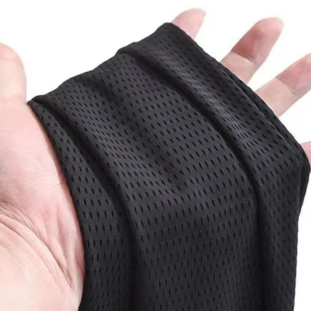 Брюки-джоггеры Повседневные быстросохнущие сетчатые карманы из ледяного шелка Спортивные брюки Тонкие спортивные штаны Карманы с завязками на щиколотке Уличная футболка Шорты