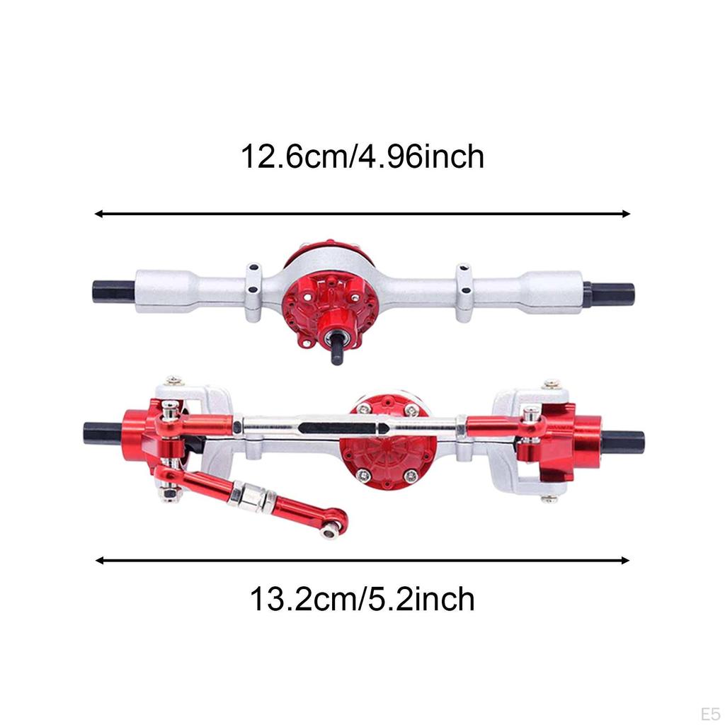 1/16 Front and Rear Axle Set Accessory Hobby Car DIY Accs for C14 B36 C24