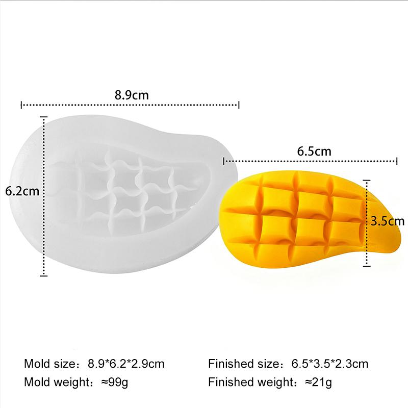 DIY Fruits Series Mango Lemon Chocolate Candy Baking Molds Handmade Fruit Strawberry Orange Blueberry Form Silicone Mold
