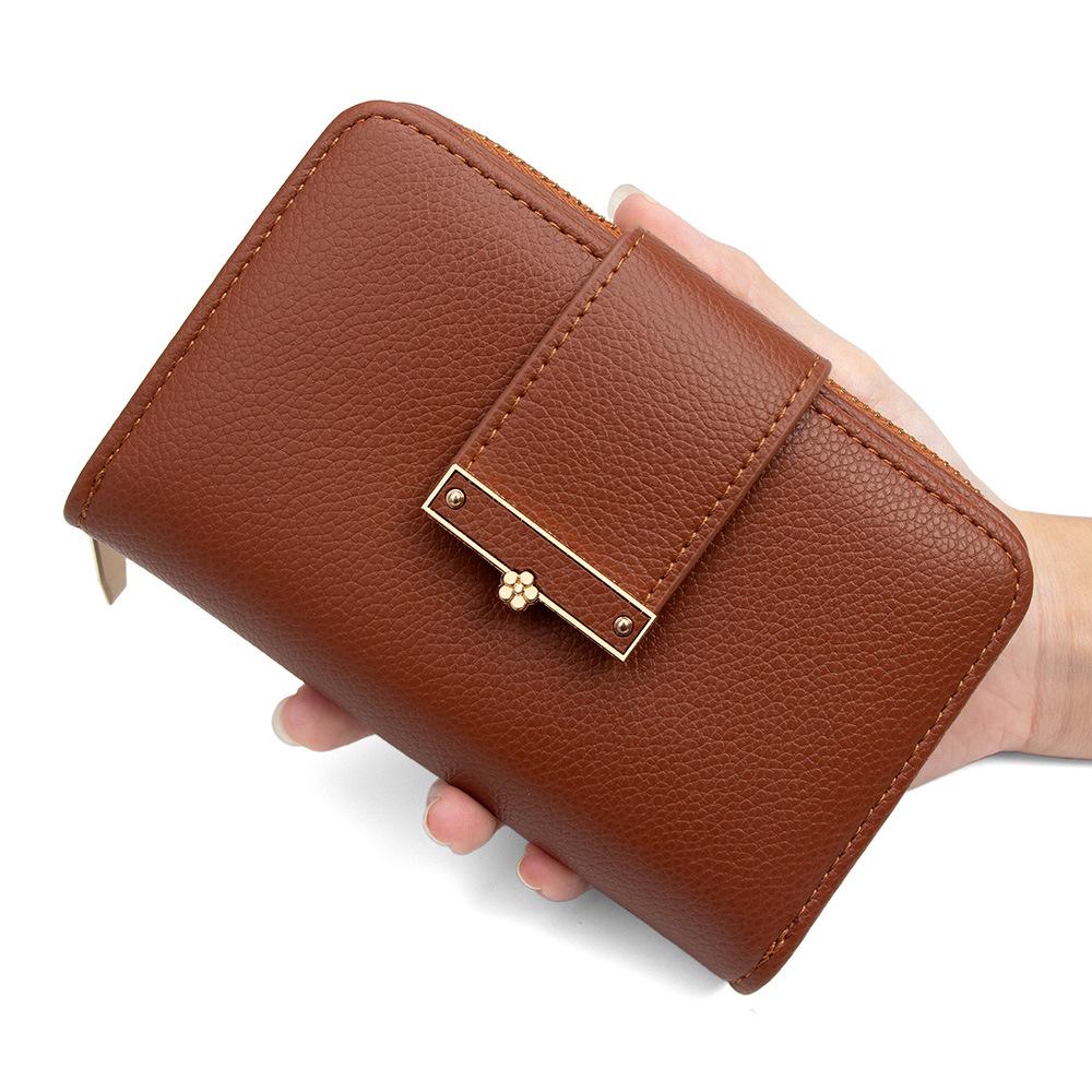 Женский кошелек и клатч с несколькими отделениями для карт и карманом для монет на молнии