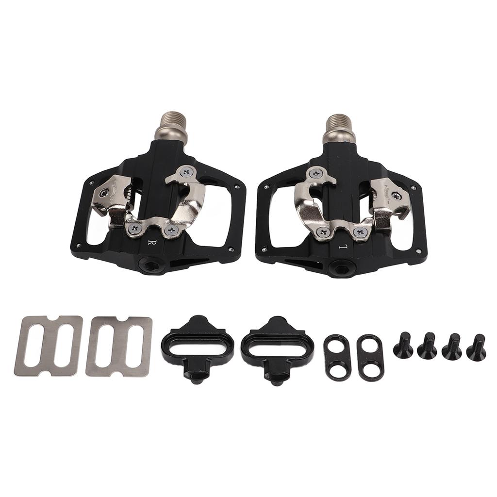 1 Pair set Multi Use Ultralight Sealed Bearings Bicycle Pedals Dustproof Self Locking PedalBlack