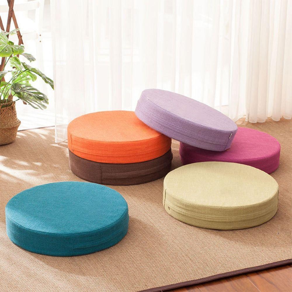 Soft for Living Room Meditation Balcony Tatami Yoga Mat Seating Cushion Pillow Floor Cushion
