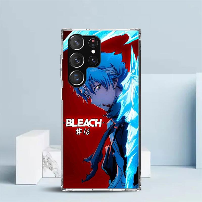 Чехол для телефона Bleach Хитсугая Тоширо Для Samsung Galaxy S24 S25 Edge S26 Ultra S22 S23 Plus S21 + S20 FE Мягкая задняя крышка из ТПУ Ga