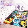 1PC Various Styles and Sizes Eevee Cartoon Carpet Living Room Bedroom Sofa Mat Children's Room Large Area Decor Rugs Potdemiel