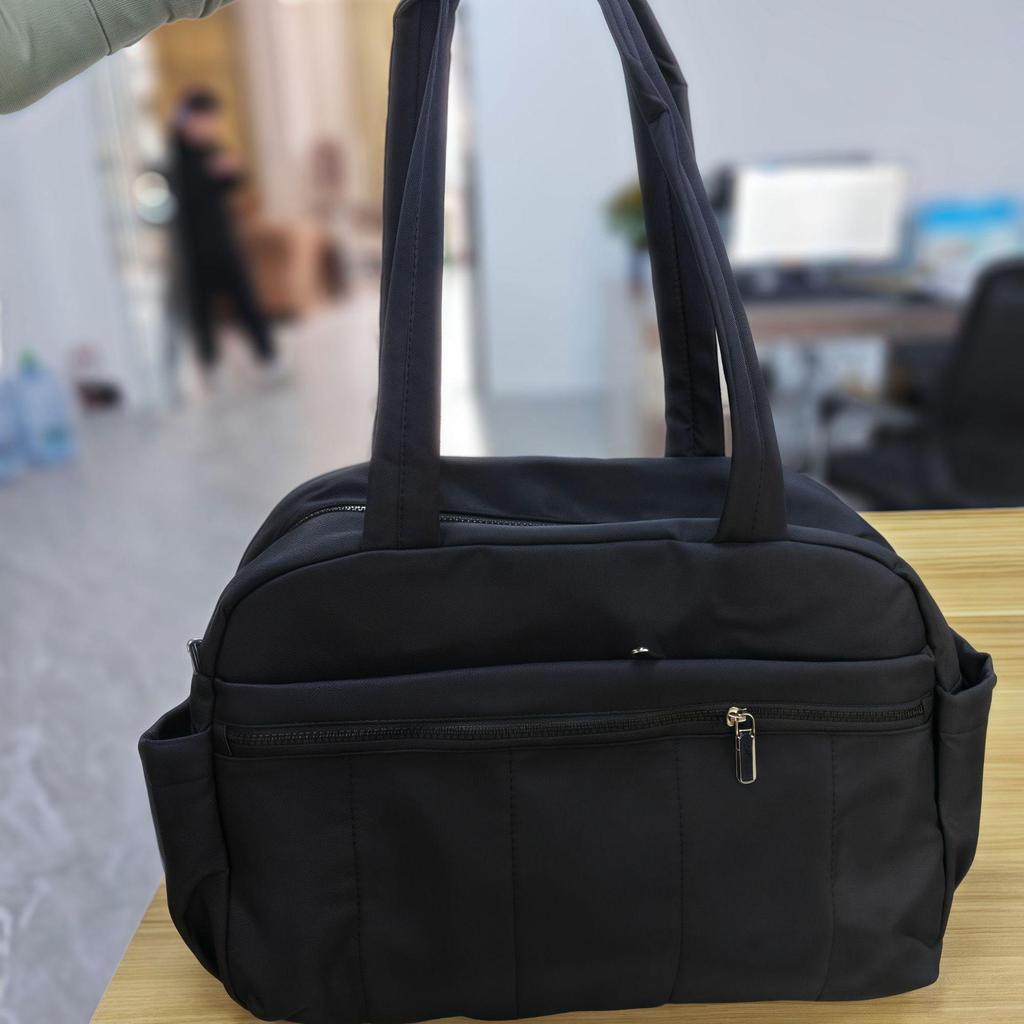 Women's Large-Capacity Waterproof Duffel Bag with Dry/Wet Compartment - Travel, Crossbody, and Handbag Storage