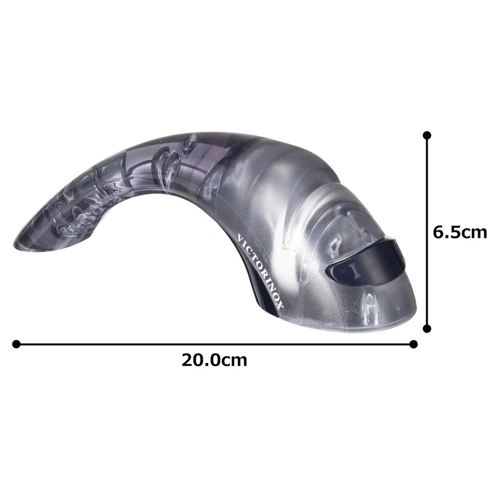 Victorinox Knife Sharpener System Knife Sharpener 2 Stages Black Easy Maintenance with 2 Stages of Rough Sharpening and Final Sharpening Easy-to-use