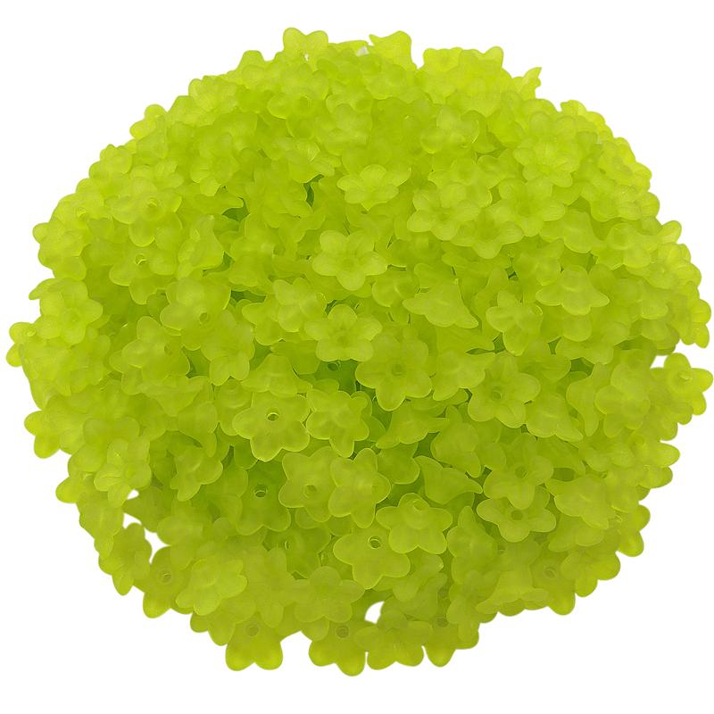 DIY Jewelry Making Fashion Morning Gory Flower Beads Caps Acrylic Multicolor Handmade Accessories Findings