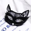 Christmas Black Lace Sexy Cat Eye Venetian Masquerade Party Mask Cat Mask Fancy Dress Accessories