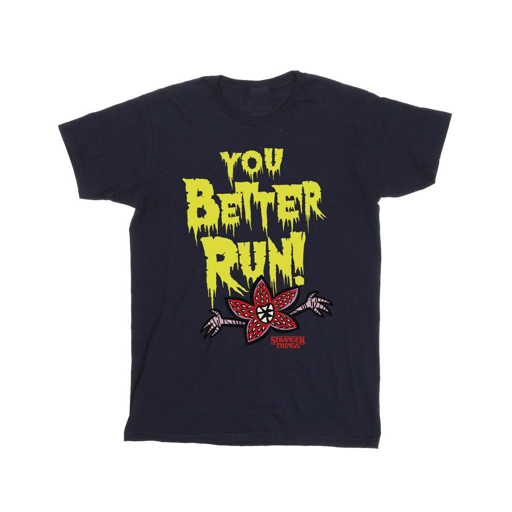 Netflix Mens Stranger Things You Better Run T-Shirt