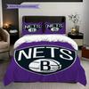 Brooklyn Basketball Brilliance Bedding(1 * duvet cover + 2 * pillowcase, without core)Christmas birthday gift Soft and comfortable Bedding set