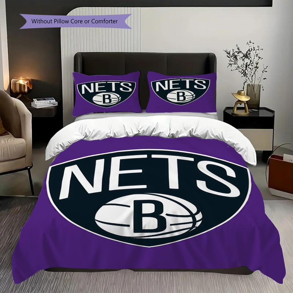 Brooklyn Basketball Brilliance Bedding(1 * duvet cover + 2 * pillowcase, without core)Christmas birthday gift Soft and comfortable Bedding set