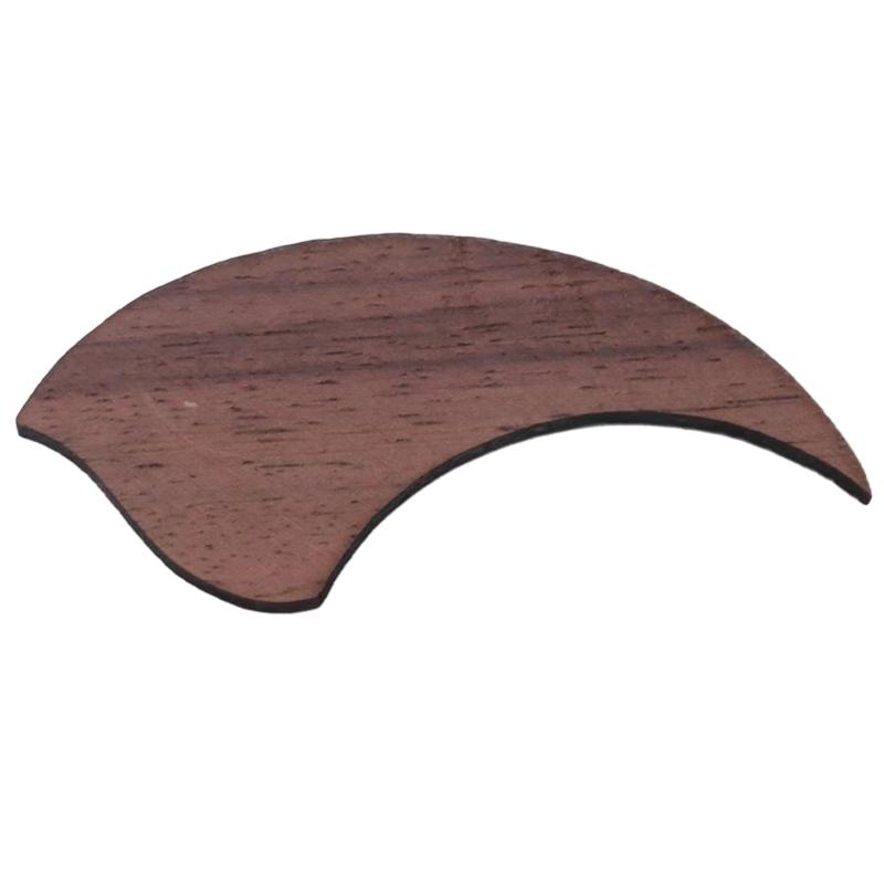 Anti-scratch Ukulele Pickguard Teardrop Shape Pick Guard Rosewood Shield Portable Ukulele Accessories for Ukulele Player