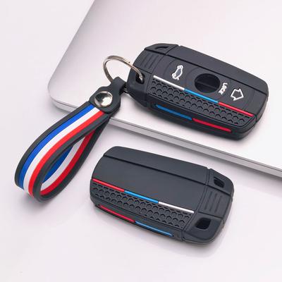 Чехол-брелок для ключей для BMW E90 E91 E92 E93 с брелоком Защита от царапин Ударопрочная защита Мягкая текстура для захвата Отзывчивое нажатие кнопок