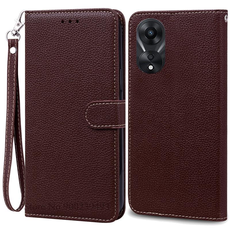 For OPPO A78 5G Case Soft Silicone Leather Wallet Case For OPPO A58 5G A 78 Phone Case For OPPO A78 5G Cover Coque Fundas Etui