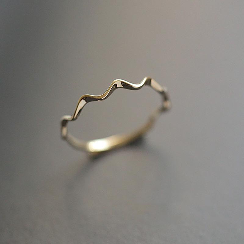 Стильное белое корейское разомкнутое кольцо из серебра 925 пробы - женское легкое роскошное составное кольцо на мизинец