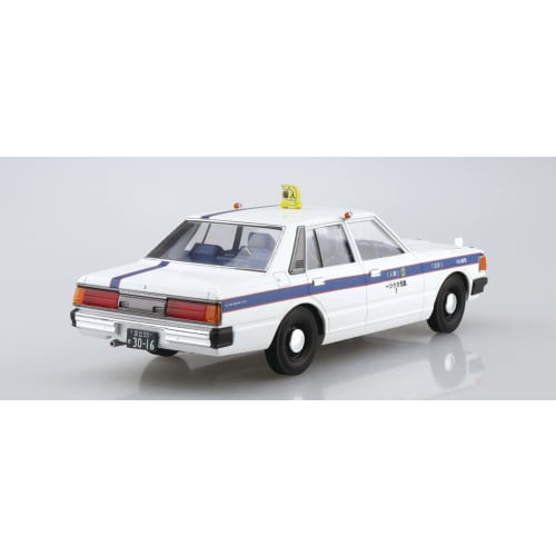 Aoshima Bunka Kyozai (AOSHIMA) 1/24 The Model Car Series No. 43 430 Cedric Sedan 200STD Private Taxi Plastic Model Kit, Pre-Molded Color