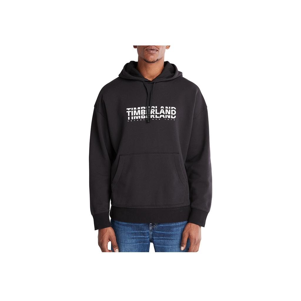 Timberland SS22 Printed Letter Hoodie Long Sleeve Sweatshirt Men Hoodies Black A5VV5-001