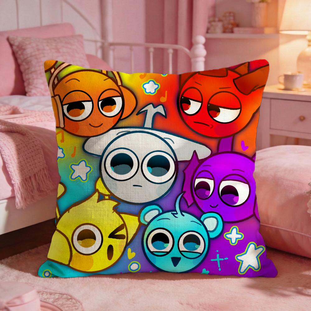 SSprunkis Classic Game Cushion Cover Premium Comfort Reversible Pillow Cove Two In One Design For Any Room Car Interior