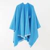 Women Shawl Scarf Solid Color Knitted Shawl Wrap Imitation Cashmere Shoulder Top Sweater Shawl Fashion Accessory