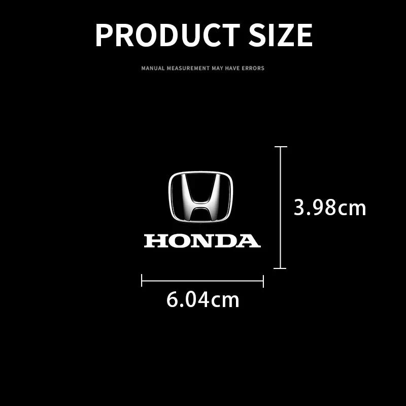 FIQ1 1/2/5/10pcs Car Interior Dekoration Stickers Badges Auto Styling For Honda Civic Accord Odyssey City Pilot Jazz CRV HRV Legend