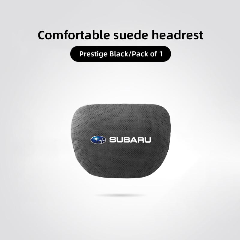Keychain High-quality Leather Car Seat Headrest Comfort Neck Pillow Waist Rest For Subaru STI XV Forester BRZ Outback Crosstrek iuyh8