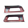 1Pair Black Front Fog Light Cover Trim For Land Rover Range Rover Sport 2014-2017