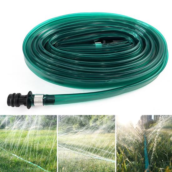 Garden Irrigation Water Pipe 1/2" Diameter Leakproof Anti-Kink with Anti-extrusion Coupler Outdoor Lawns Water Hose Garden Hose