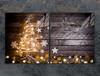 Glass protective plate for the stove 2x45x52 Christmas